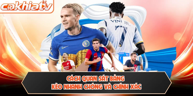 Cách quan sát bảng kèo nhanh chóng và chính xác 